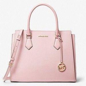 NWT! Hope Large Saffiano Leather Satchel